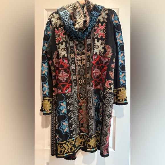 Johnny Was Biya Black Multicolor Embroidered Jacket-Limited Edition - Picture 2 of 12